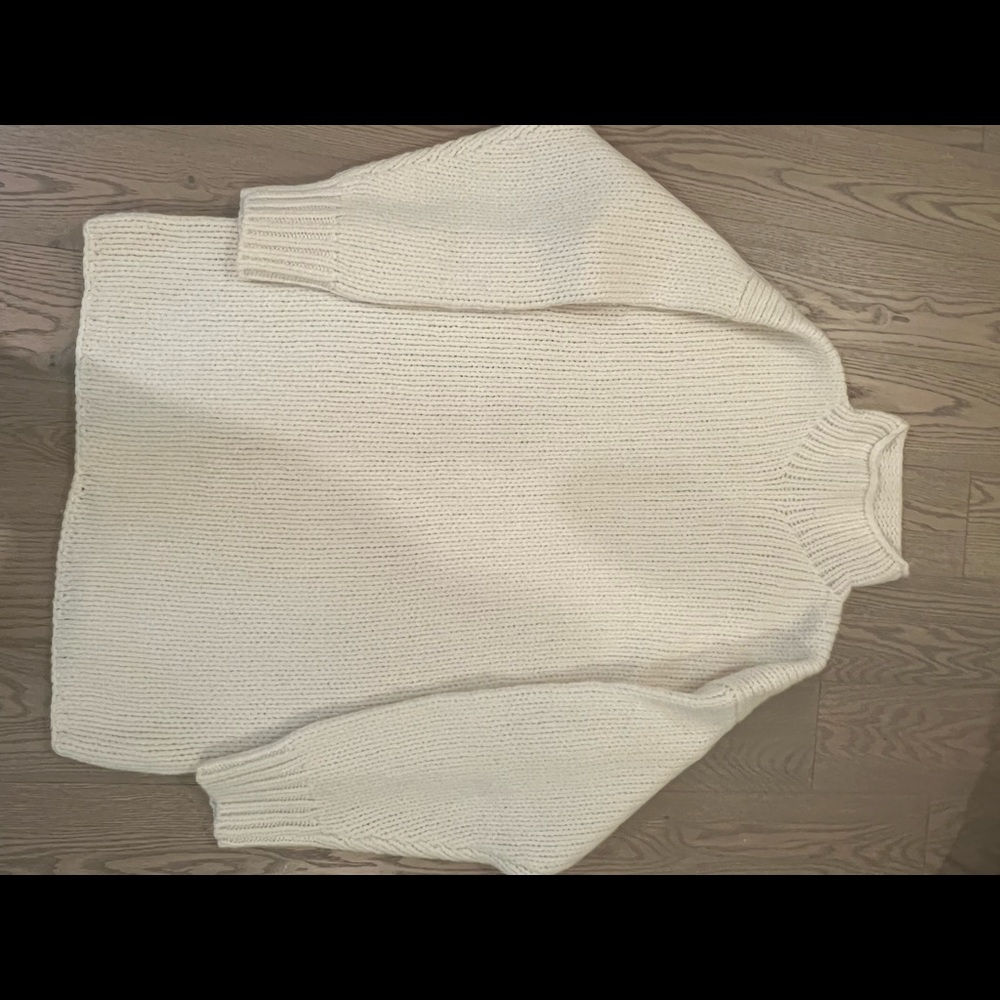 COPY - Never worn - Babaton cream wool tunic